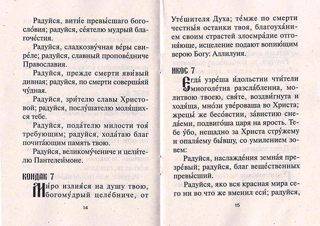 Акафист Пантелеимону (Игн.Ст.) (уценка)